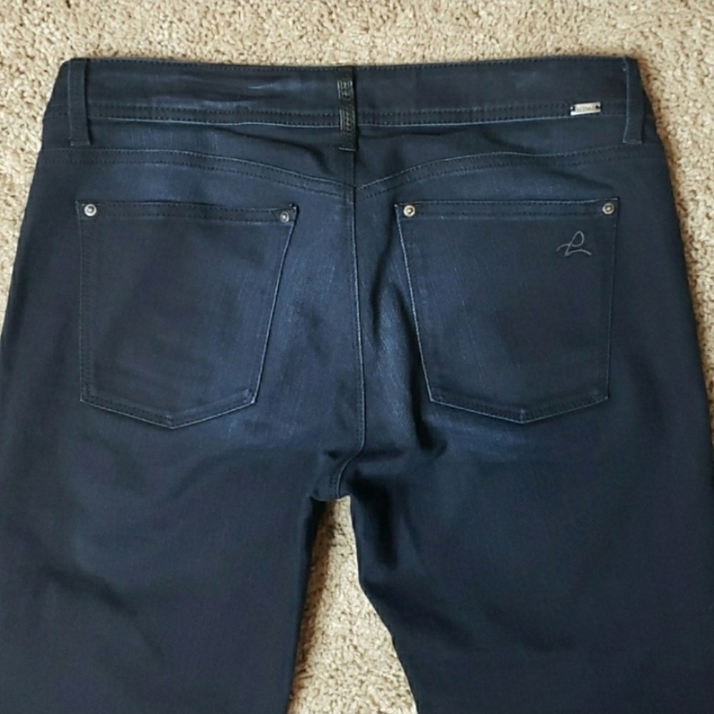 DL1961 Women's Emma Legging Jeans - Dark Blue - Picture 9 of 9